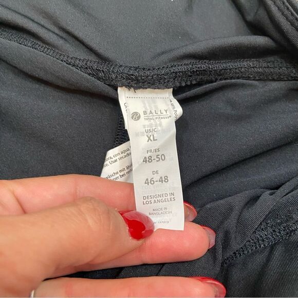 New with Tags Bally Total Fitness Dry-Will Black Skort Size XL - Picture 9 of 10
